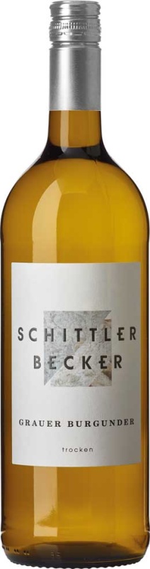 Schittler & Becker - Grauer Burgunder trocken Deutscher Qualitätswein 2023 - Literflasche